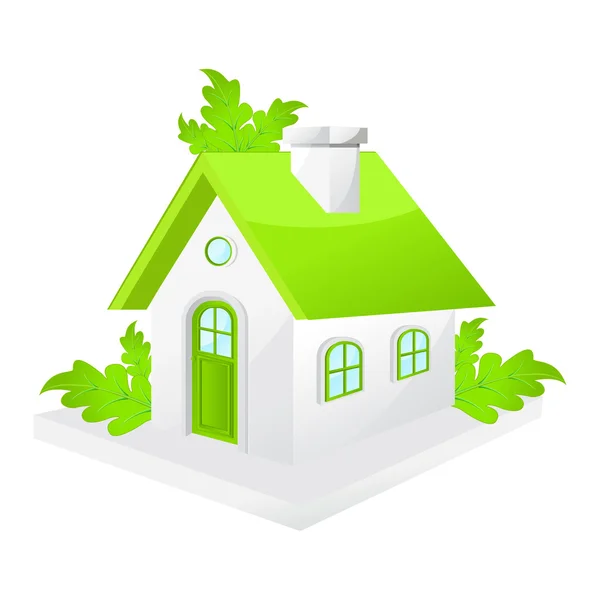 Eco maison — Image vectorielle