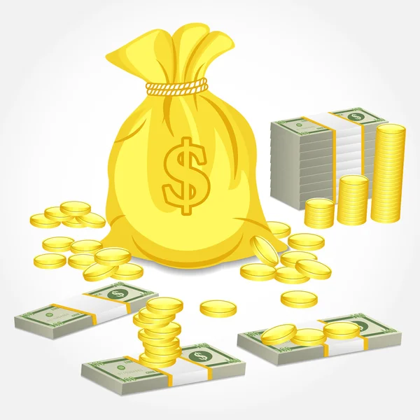 Forme de l'argent — Image vectorielle