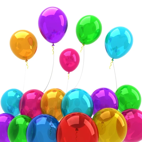 Kolorowy balon — Zdjęcie stockowe