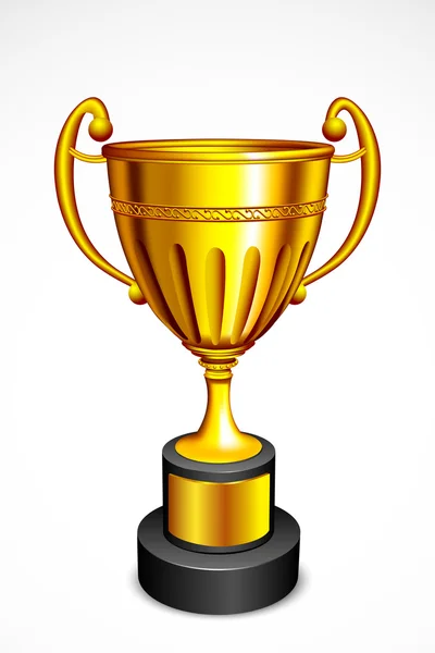 Gold Trophy — Stock Vector