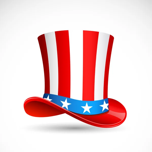 Chapeau américain — Image vectorielle