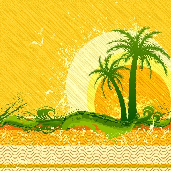 Fête de plage — Image vectorielle