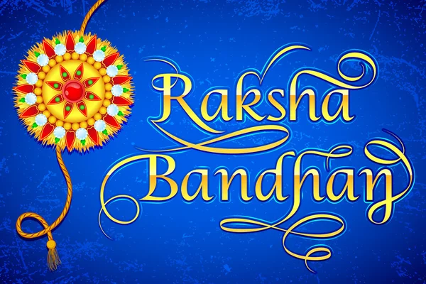 Fondo de Raksha Bandhan — Archivo Imágenes Vectoriales