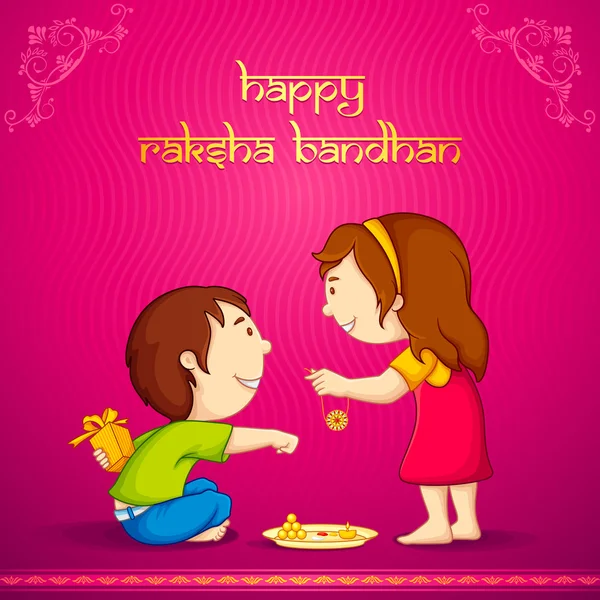 Raksha Bandhan — Stok Vektör