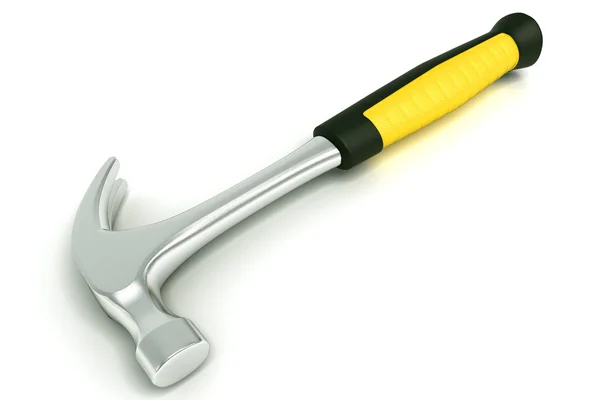 Hammer with Yellow Handle — Stock Photo, Image