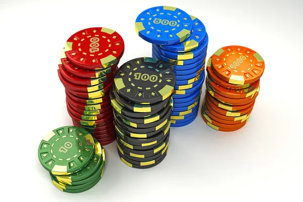Casino-Token — Stockfoto