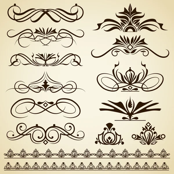 Vintage Calligraphic Design — Stock Vector