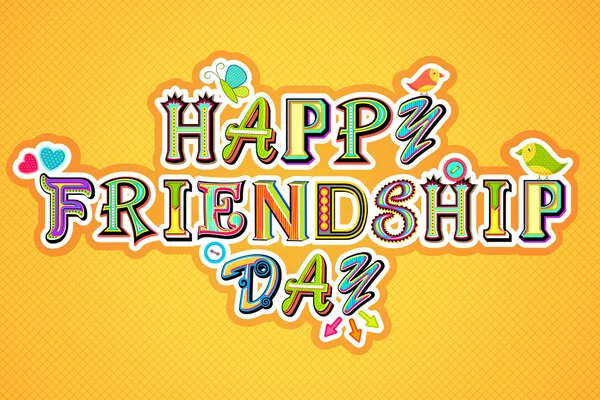 Felice giorno dell'amicizia — Vettoriale Stock