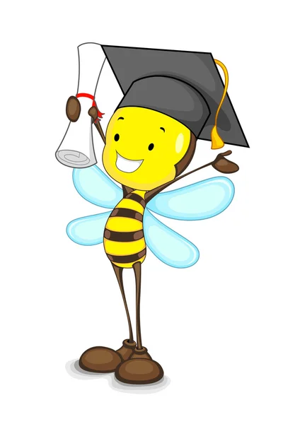 Absolwent Pszczoła — Wektor stockowy