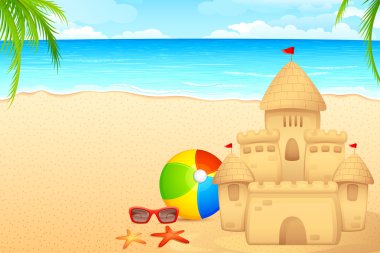 Sand Castle clipart