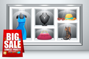 Display of Fashion Accessory clipart