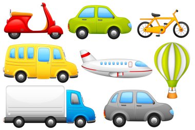 Means of Transport clipart