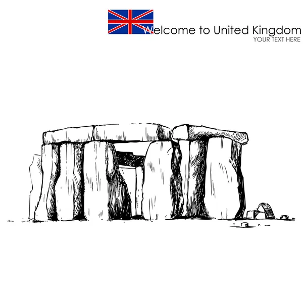 Stonehenge — Vettoriale Stock