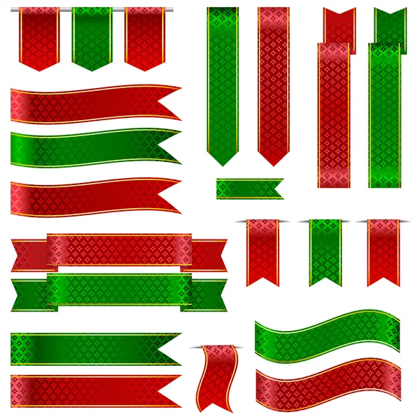Bannière de ruban coloré — Image vectorielle