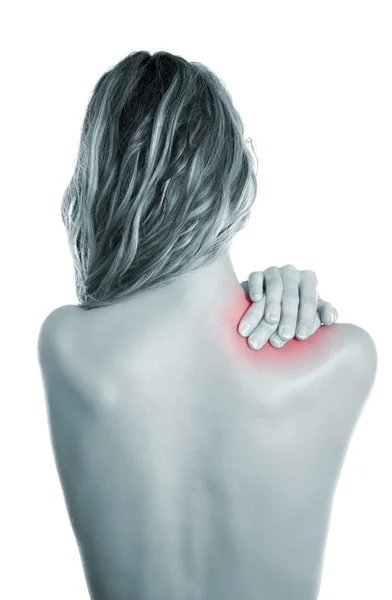 Ombro doloroso — Fotografia de Stock