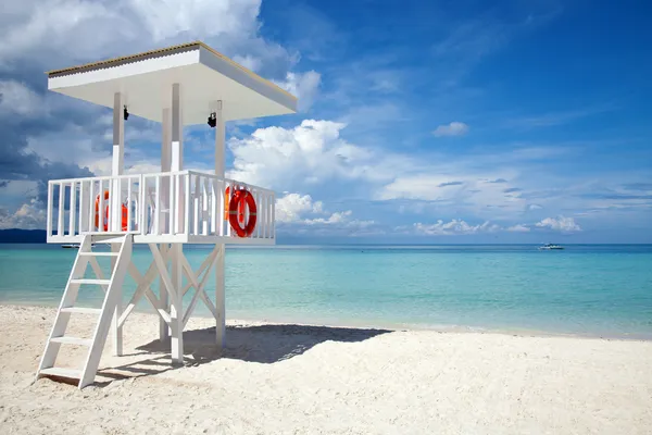 Turnul de pază de plajă din Boracay — Fotografie, imagine de stoc