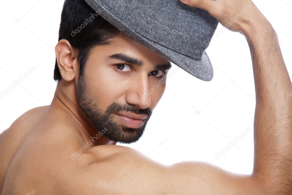 Man wearing a hat