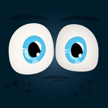 Set of Shiny Character Eyes clipart