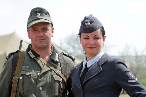 Deutsche Uniform und Munition aus dem 2. Weltkrieg — Stockfoto