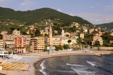 Recco village in Liguria, Italy clipart