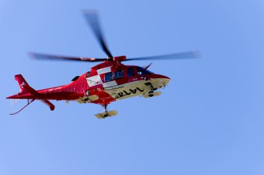 Emergency Helicopter rescue clipart