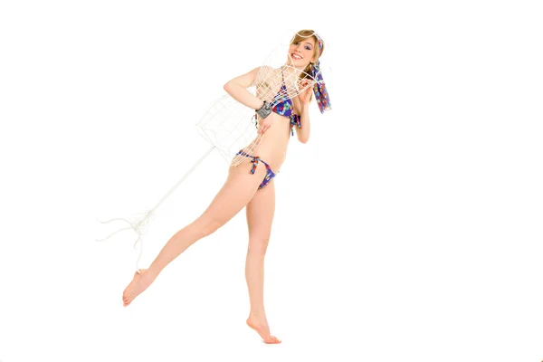 Woman in bikini posing — Stock Photo, Image