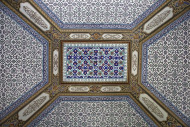 Çinili tavan Topkapı palace, Istanbul, Türkiye