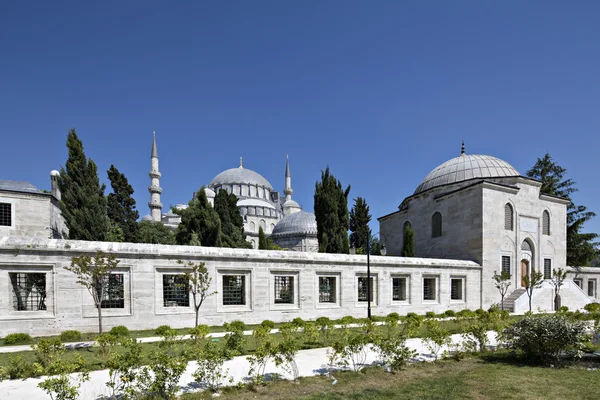 苏莱曼清真寺，伊斯坦布尔，土耳其 — 图库照片