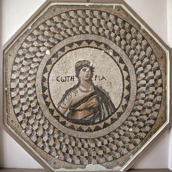 Soteria mosaik, anakya, türkei — Stockfoto