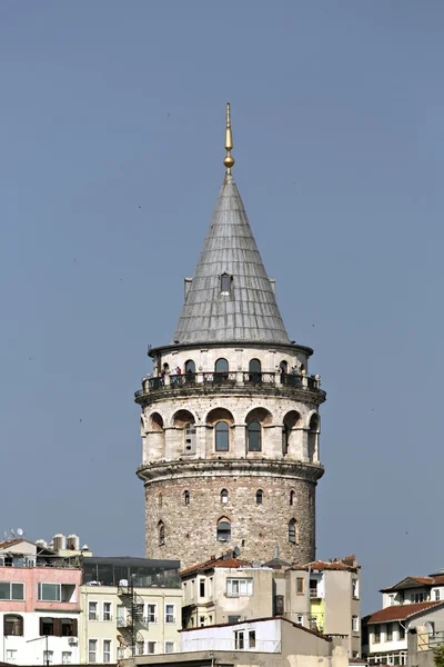 Башня Галата, Стамбул, Турция — стоковое фото