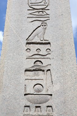 Hieroglyphs on Obelisk, Sultanahmet, Istanbul, Turkey