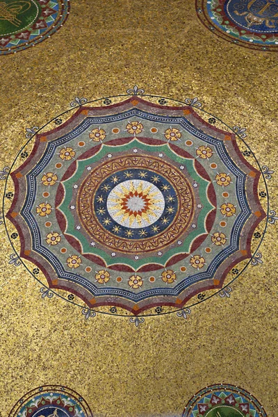 Mosaiken des deutschen Brunnens, Sultanahmet, Istanbul, Türkei — Stockfoto