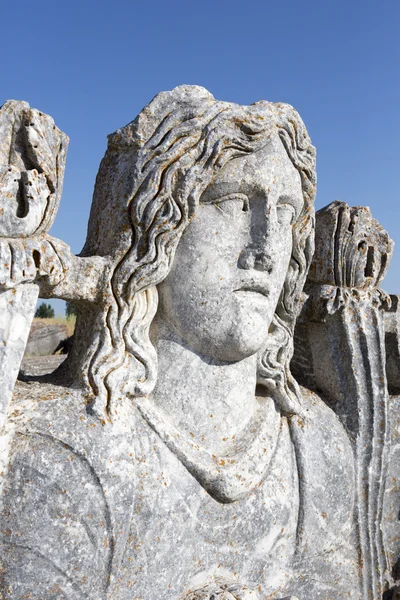 Standbeeld van Zeus, aizanoi, cavdarhisar, kutahya, Turkije — Stockfoto