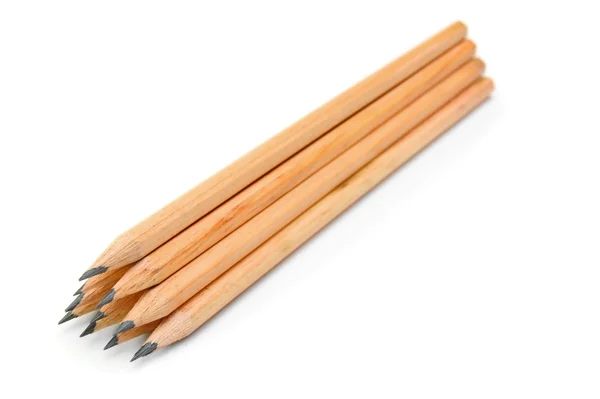 Ołówki na białym tle. — Zdjęcie stockowe
