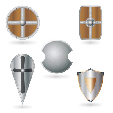 Set of shields clipart