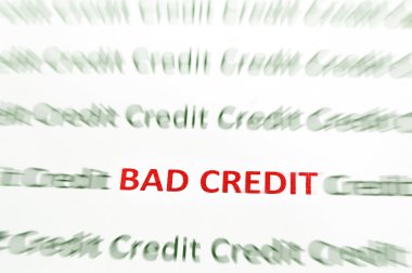 Bad Credit clipart