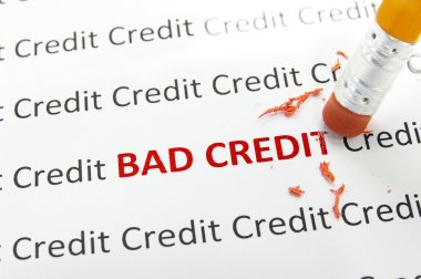 Bad credit clipart