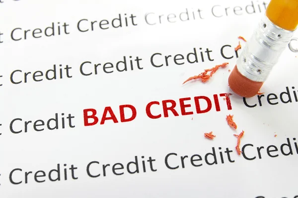 Плохие кредиты — стоковое фото