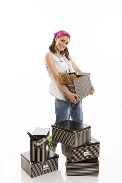Packing for new house — Stock Photo, Image