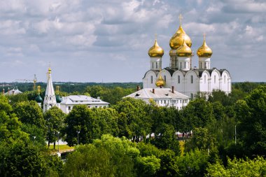 Cathedral of Assumption of Blessed Virgin Mary in Russia clipart