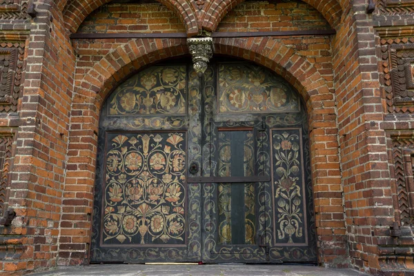 stock image Large gate in Russian Church