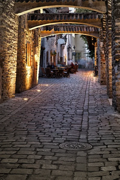Antigua calle europea — Foto de Stock