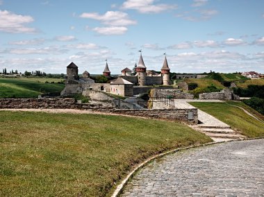 Old Kamenets-Podolsky castle clipart