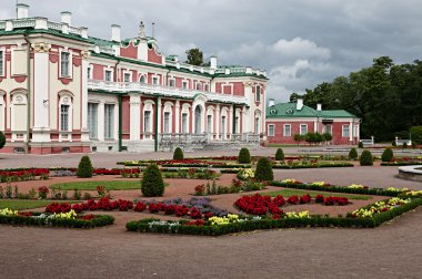 Palace in Kadriorg garden clipart