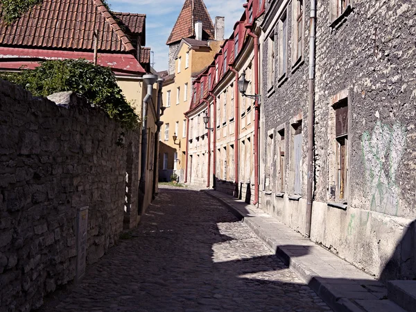 Alte europäische Straße — Stockfoto