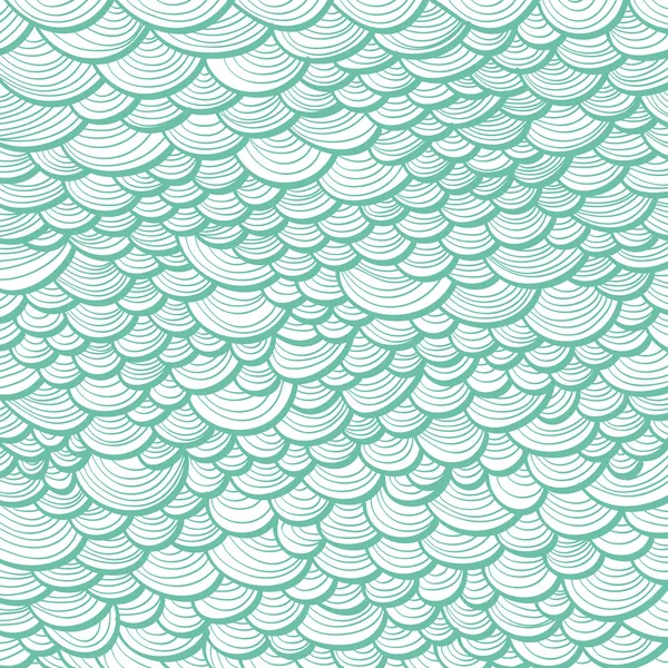 Fond marin bleu clair doux imitant les écailles de poisson — Image vectorielle