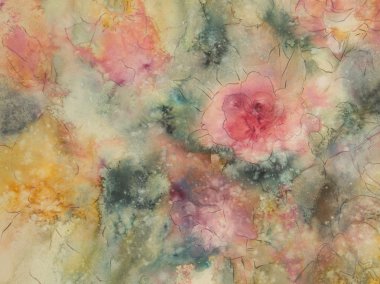 Multicolor floral background clipart