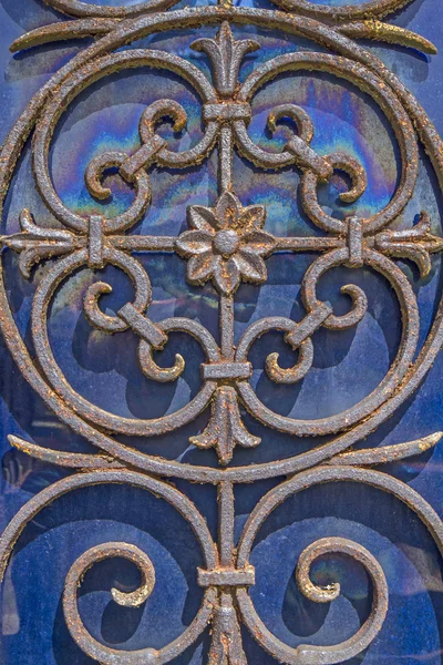 stock image Metal ornamentation as background