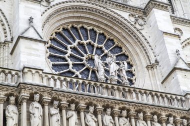 ayrıntı Katedrali notre Dame de paris, Fransa