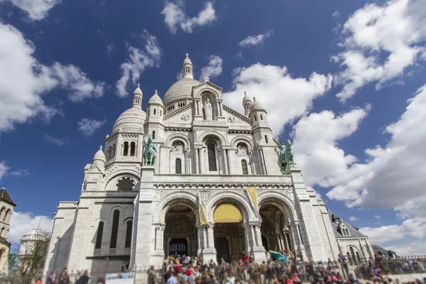 Sacre coeur basiliek in Parijs, Frankrijk — Stockfoto